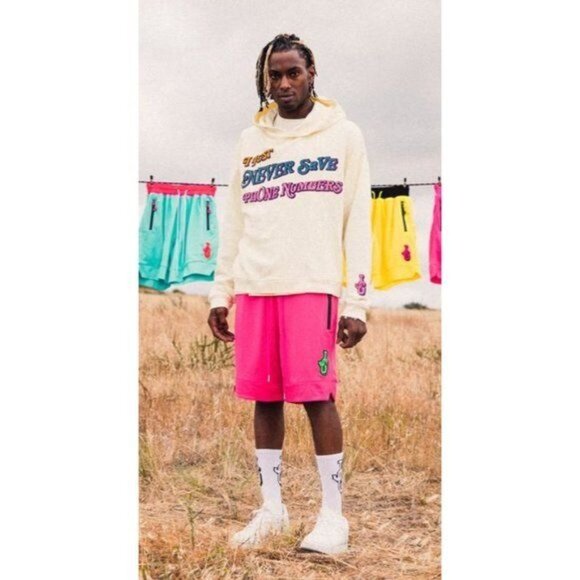 John Geiger More Basketball Shorts in Pink - Picture 3 of 6